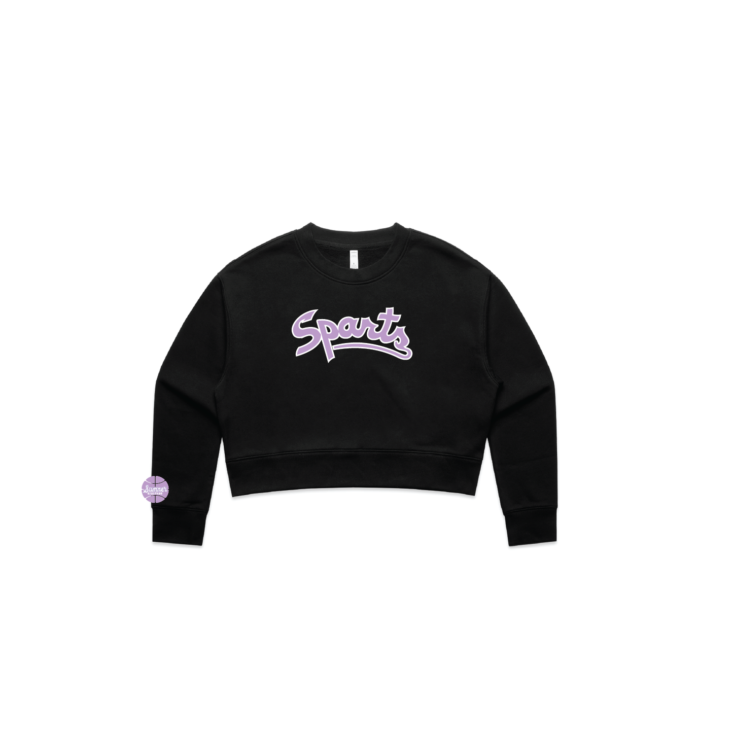 SUMNER BB WOMEN'S OVERSIZED  CROPPED CREW