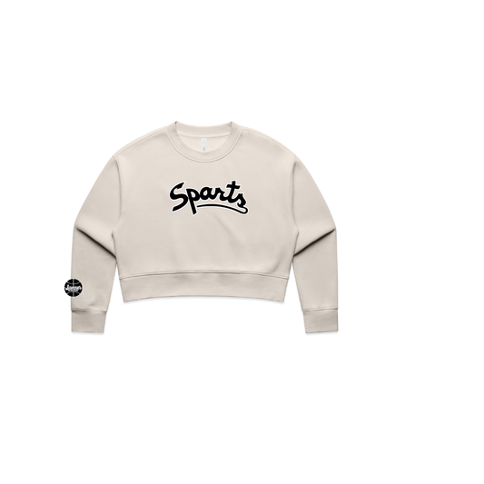 SUMNER BB WOMEN'S OVERSIZED  CROPPED CREW