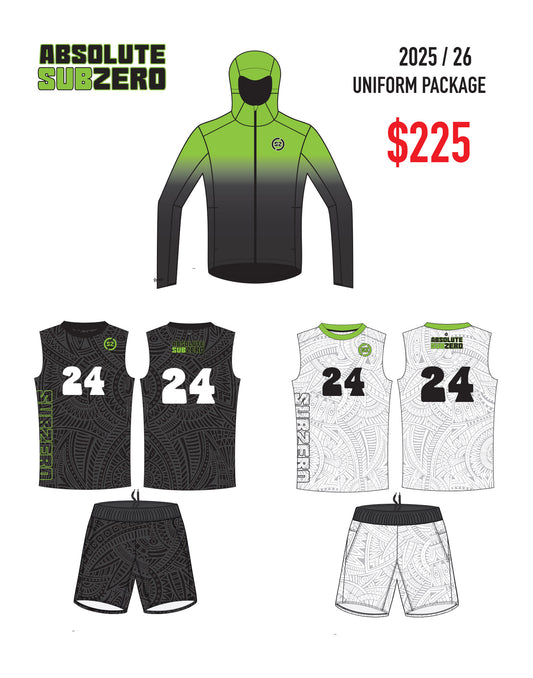 SUBZERO Team Uniform Package